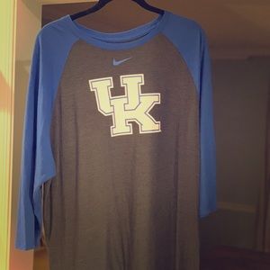 Nike 3/4 sleeve Kentucky shirt